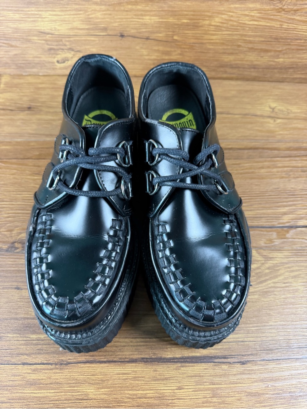 Demonia V-Creeper-402 Leather Shoes Platform Sneakers Women’s Size 9 (Men’s 7) - Picture 5 of 11